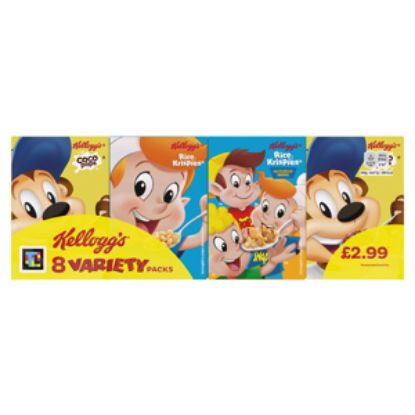 Picture of Kelloggs Variety PM £2.99 8pk x6